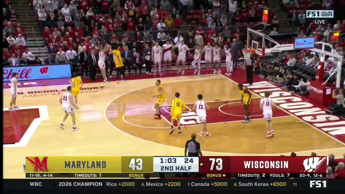 Greg Gard’s son Isaac sends Madison into a FRENZY on Senior Night!