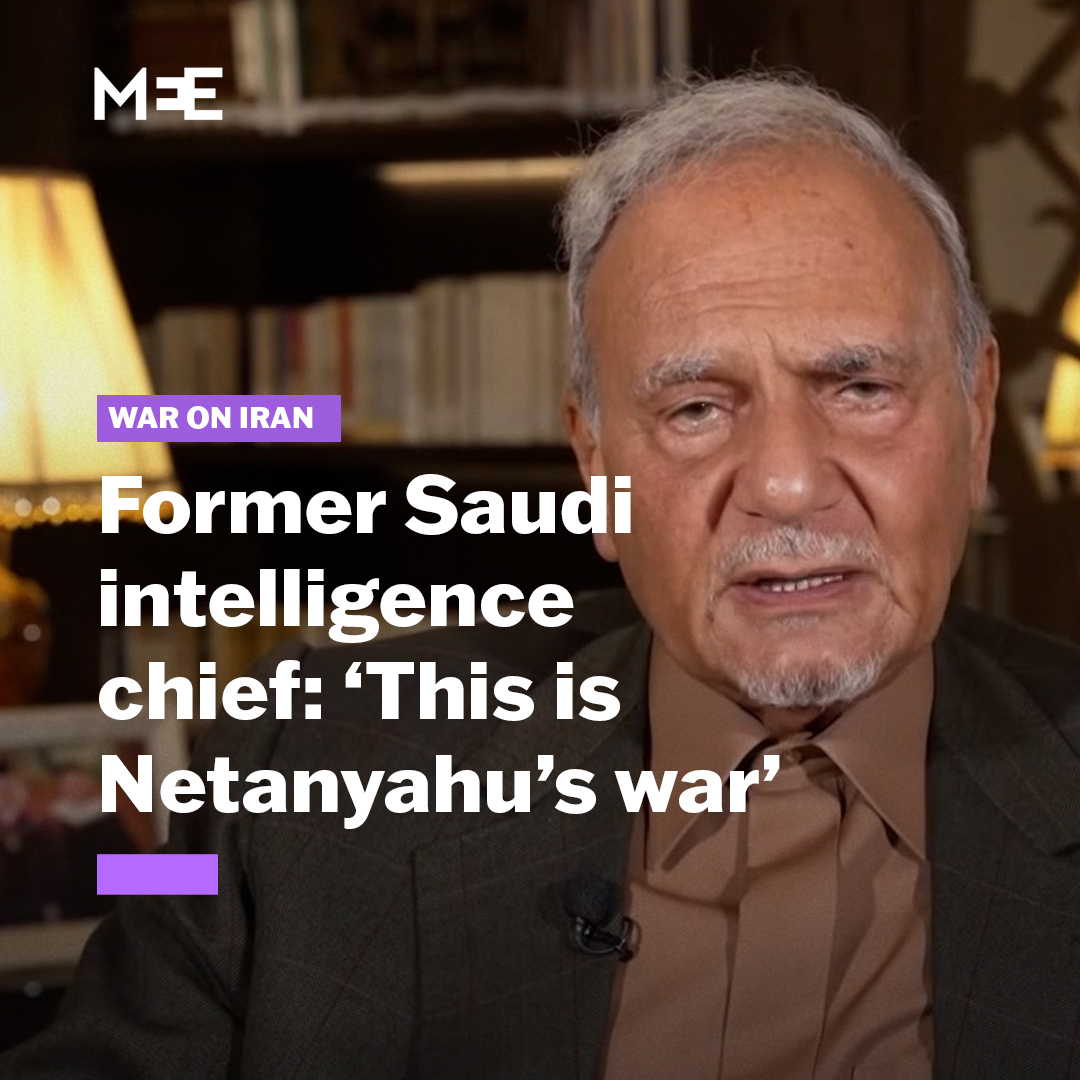 “This is Netanyahu’s war.” In an interview with CNN, Saudi Arabia's former intelligence chief, Prince Turki al-Faisal, stated that Israeli Prime Minister Benjamin Netanyahu “somehow convinced” US President Donald Trump to launch a war against Iran
