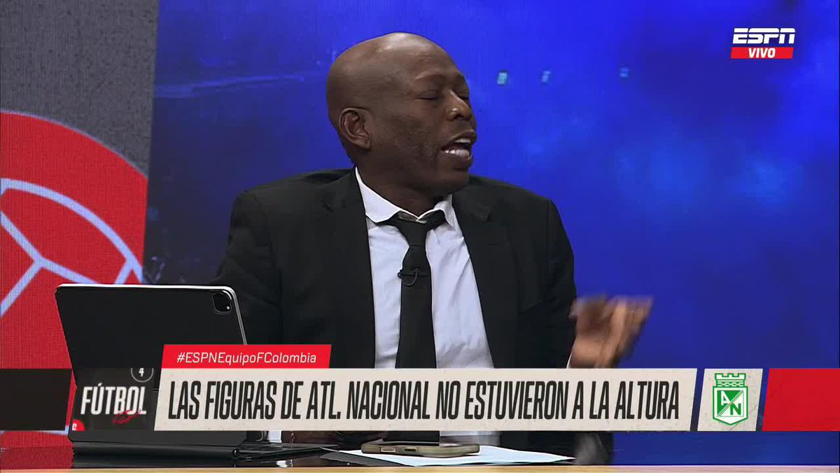 "Un EQUIPO DE BARRIO" Faustino Asprilla y su MOLESTIA por el comportamiento defensivo de Atlético Nacional en el derrota vs. Millonarios ▶️ No te pierdas #ESPNEquipoFColombia en el Plan Premium de #DisneyPlus