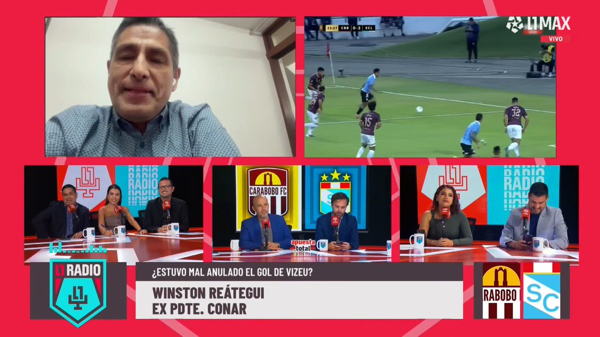 🎙️Winston Reátegui: "El gol de Vizeu era un GOL VÁLIDO. La mano existe, eso no hay duda. ¿Pero hay intención? No era una mano sancionable" #L1Radio 📺 Conoce cómo ver L1MAX en vivo 👉