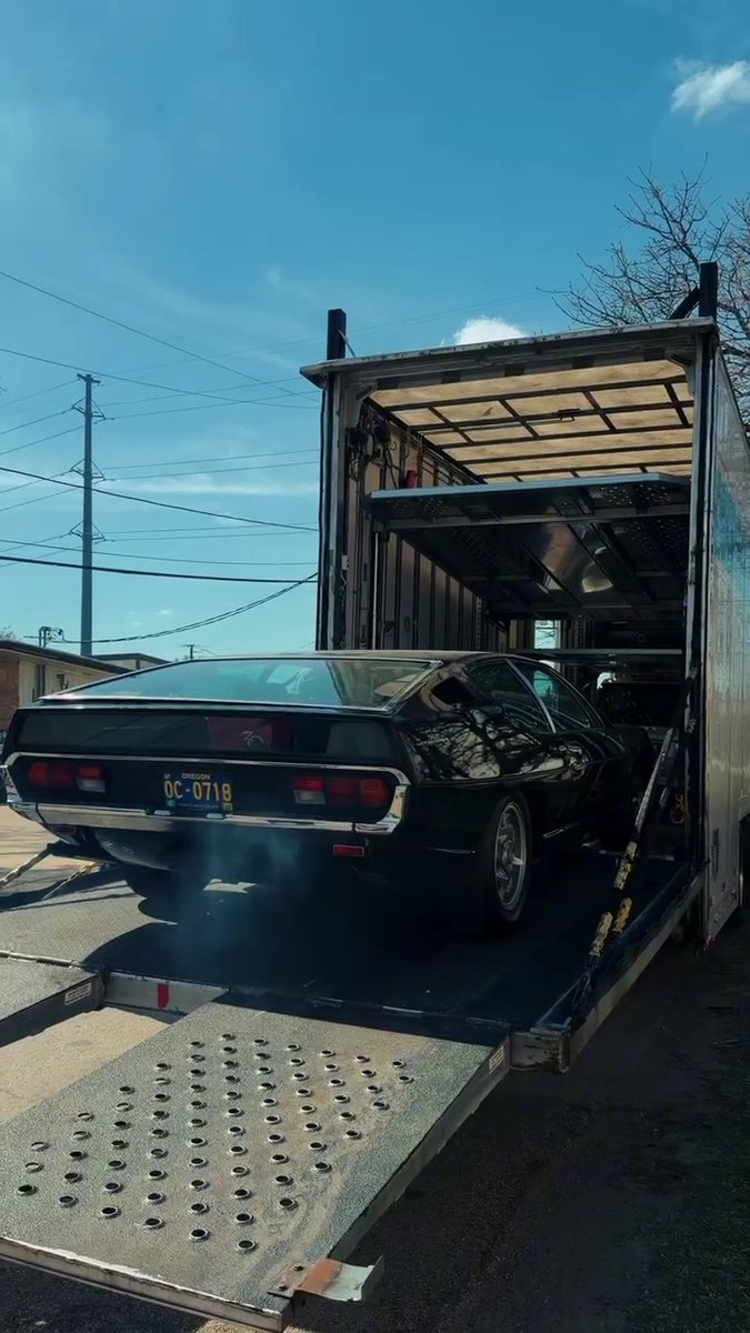 Bucket list car for me: ’69 Lamborghini Espada 🐂 Only 186 Series I cars ever built, and it’s got that legendary Lamborghini V12 up front. I got a bitchin’ deal on it… which made a lot more sense once it showed up Because apparently the brakes didn't work 😅
