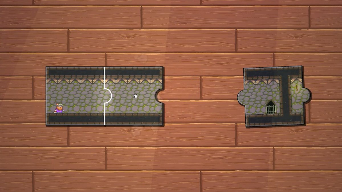 Trailer for 'Piece by Piece', a literal puzzle platformer with each level split up into puzzle pieces you have to connect and disconnect to progress