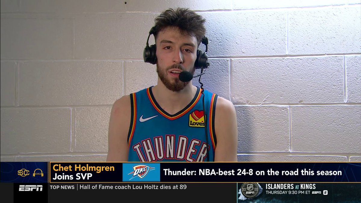 "It's any hooper's dream to play in the Garden ... the juices were flowing, and we were ready to play." —Chet Holmgren knows how to put on a show in MSG 🏟️