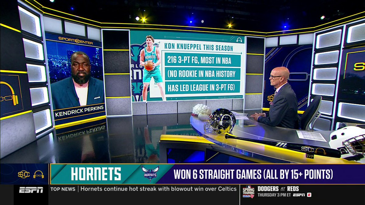 "[Charlotte is] going to make the playoffs this year." Kendrick Perkins is fired up about the Hornets 🔥
