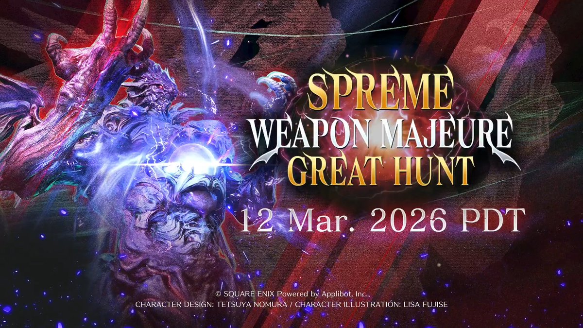 Event Coming Soon Prepare to face the greatest enemy in the history of #FF7EC. Take on the highest-difficulty quest ever released! Get a sneak peek at the upcoming events scheduled for Mar. 6 6:00 PM PST &amp; Mar. 12 7:00 PM PDT! #FF7EverCrisis