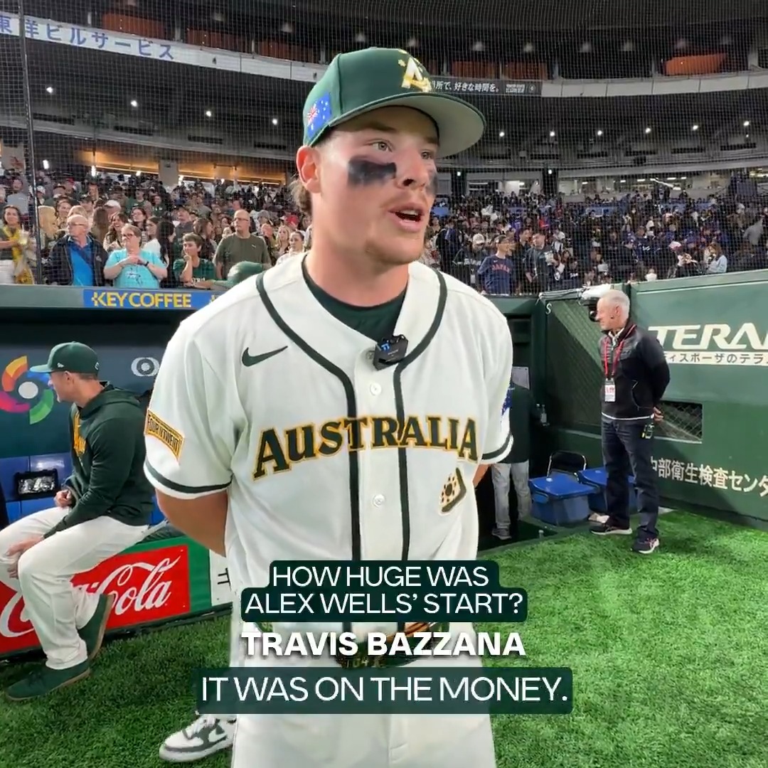 Travis Bazzana and Robbie Perkins take us through Team Australia's huge win in #WorldBaseballClassic Pool C!