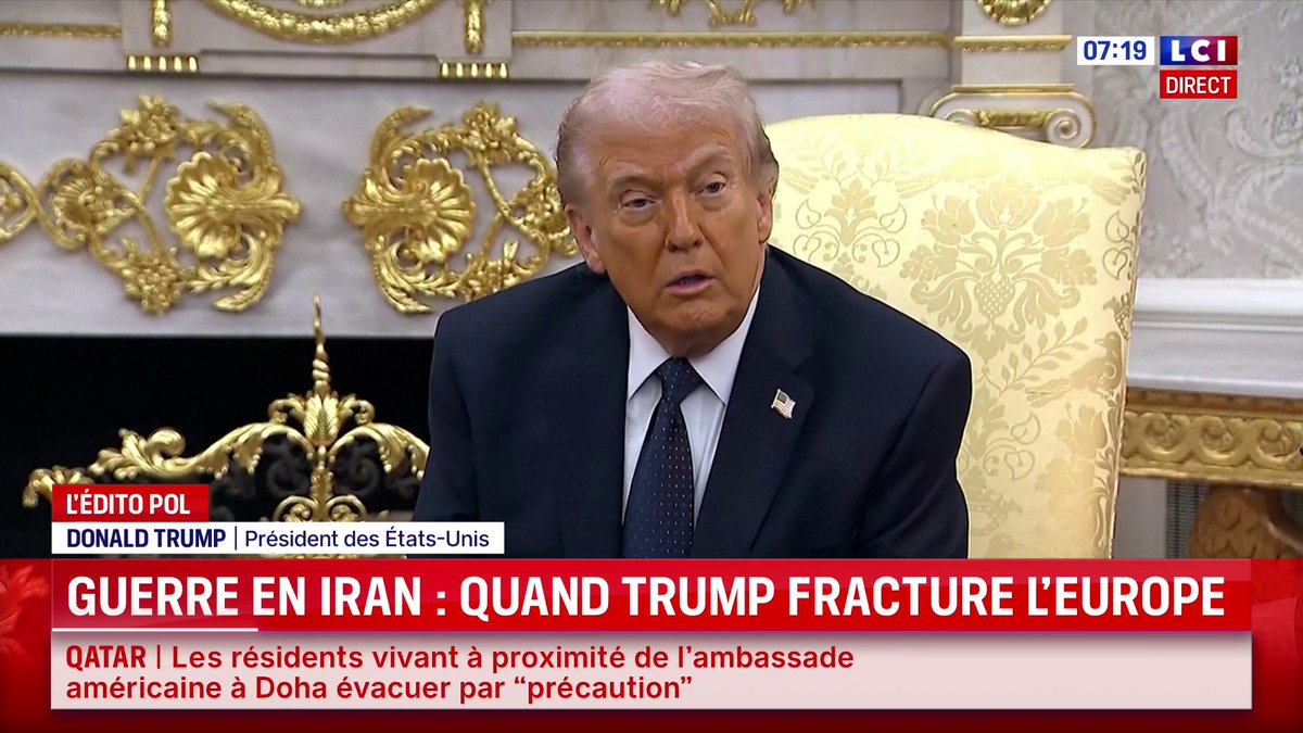 🔴 Guerre en Iran : Donald Trump fracture l’Europe 🗣️ "Des pays comme l’Espagne ont été horribles", déclare le président américain. 📺 Christophe Barbier