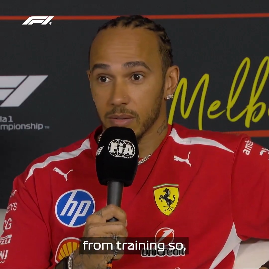 Refreshed and revitalised... Lewis is ready to race 👊