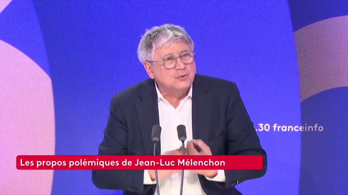 🔴 Propos polémiques de Jean-Luc Mélenchon ➡️ "On nous met sur le dos un antisémitisme fabriqué depuis des mois par rapport à notre position dans le conflit israélo-palestinien", déclare Eric Coquerel.