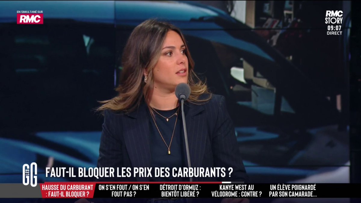 ⛽️ Faut-il bloquer les prix de l’essence ? 🗣️ Laura Warton Martinez : "On a affaire à des raffineurs qui se font des marges sur la guerre et sur la mort de milliers de personnes. Bercy doit fixer des prix limites !" #GGRMC