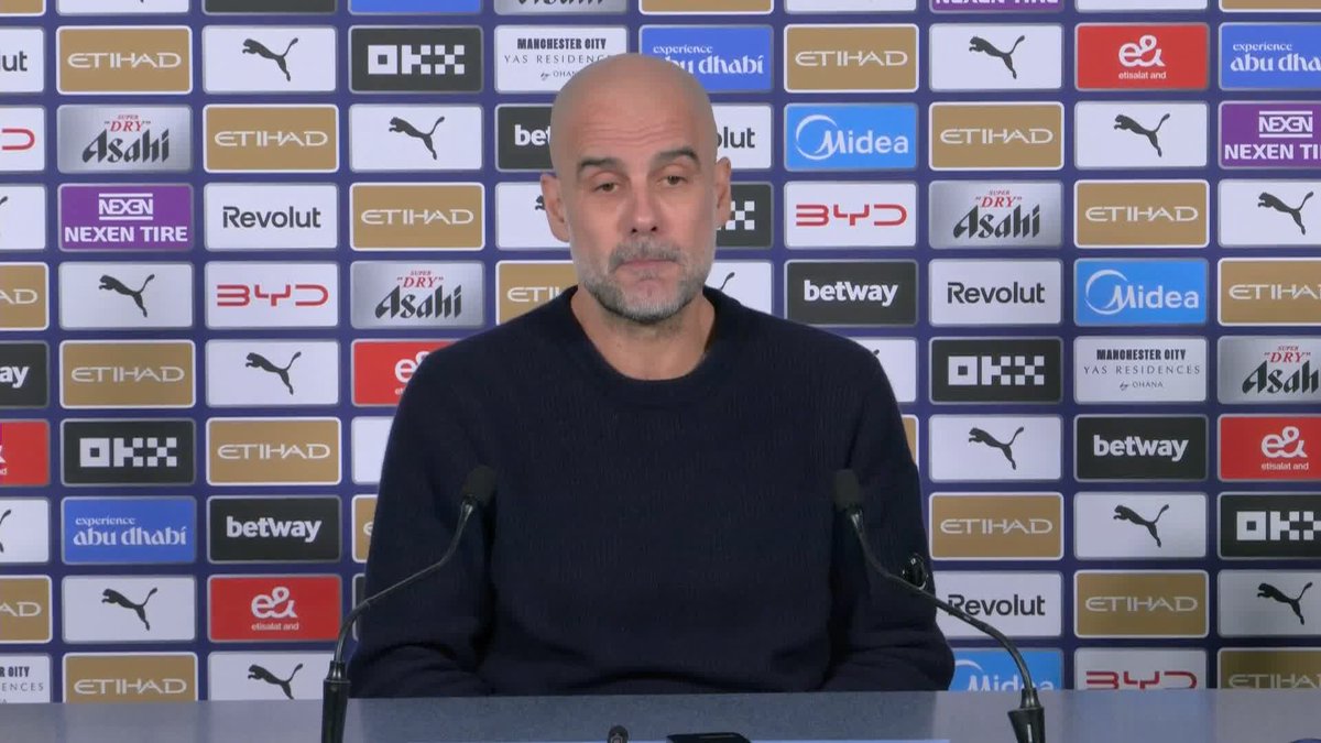"There's still ten games left" 💪 Pep Guardiola praises a 'good performance' in Manchester City's 2-2 draw to Nottingham Forest and is concentrating on their FA Cup tie against Newcastle following a disappointing night in the title race 💬