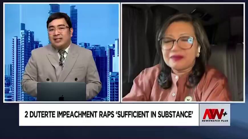 LUISTRO TO IMPEACHMENT COMPLAINANTS: ‘GALINGAN NILA!’ WATCH: House justice committee chairperson Gerville Luistro says impeachment complainants against Vice President Sara Duterte must present a strong case and solid evidence if they want to secure enough votes from lawmakers during plenary deliberations. “The burden is on the complainants, galingan nila,” Luistro told The Newsmaker, acknowledging that impeachment remains a numbers game where political dynamics could come into play in the plenary. | Tristan Nodalo