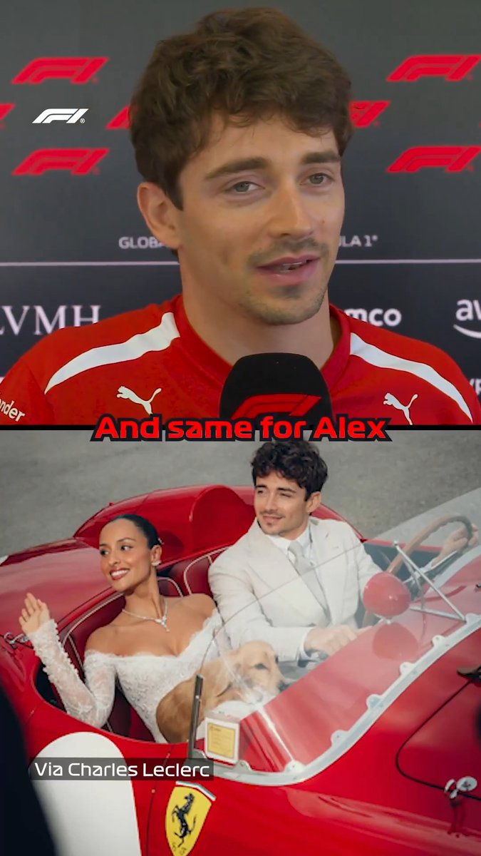 A day Charles, Alex (and Leo!) will never forget 💍❤️ #F1 #AusGP