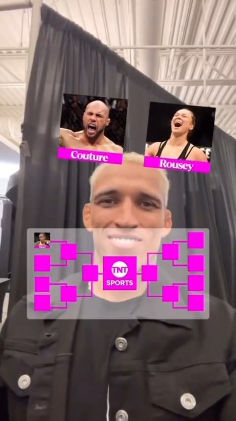 When Charles Oliveira took on our 'Fantasy Fights Filter' 👀 #UFC326 | Saturday | LIVE on TNT Sports & discovery+