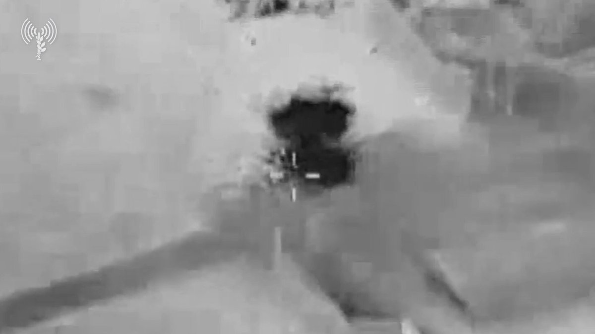 🚨🇮🇱🇮🇷 Israel releases footage of overnight airstrikes targeting IRGC facilities in Tehran, including an underground site used to store ballistic missiles.