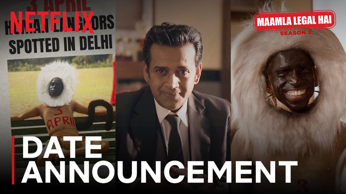 Court mein tehelka machane wala hai. Patparganj ki atrangi toli jo laut rahi hai 👀⚖️ Watch Maamla Legal Hai: Season 2, out 3 April, only on Netflix. #MaamlaLegalHaiOnNetflix