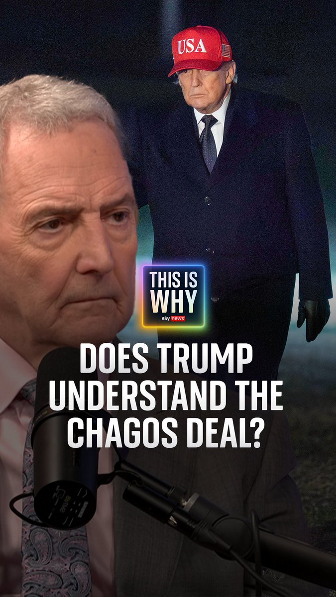 Does Donald Trump understand the Chagos Islands deal? Professor Michael Clarke sits down with Niall Paterson to discuss Trump's flip-flop stance on the deal on This is Why. 🎧