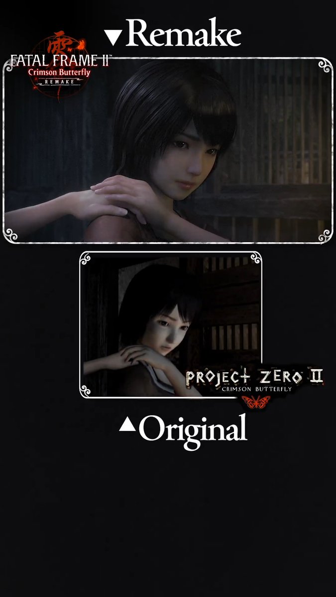 In #FATALFRAMEIIREMAKE, character expressions and lighting have been greatly enhanced. The horror feels more immersive than ever. Experience it for yourself in the playable demo: 🦋