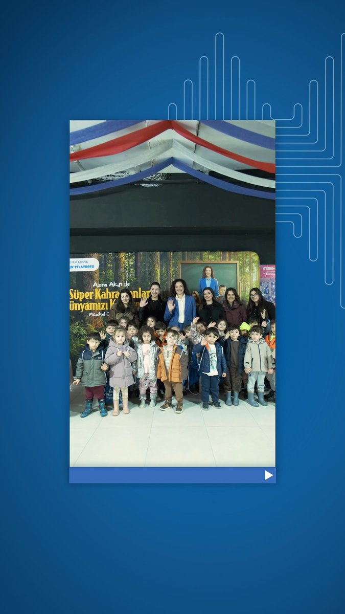 Halkbank Çocuk Tiyatrosu’nun yeni oyunu “Süper Kahramanlar: Dünyamızı Koruyoruz!” ile Adana, Mersin ve Gaziantep’te minik izleyicilerimizle buluştuk. 🎭 “Azalt, Yeniden Kullan, Geri Dönüştür” mesajıyla çocuklara tasarrufu, bilinçli tüketimi ve doğayı korumanın önemini eğlenceli bir dille anlattığımız oyunumuzda geleceğimizin süper kahramanlarıyla bir arada olmaktan mutluluk duyuyoruz. ♻️ 💙 Halkbank Çocuk Tiyatrosu, Türkiye’nin dört bir yanında çocuklarla buluşmaya devam edecek! 🌍 ✨