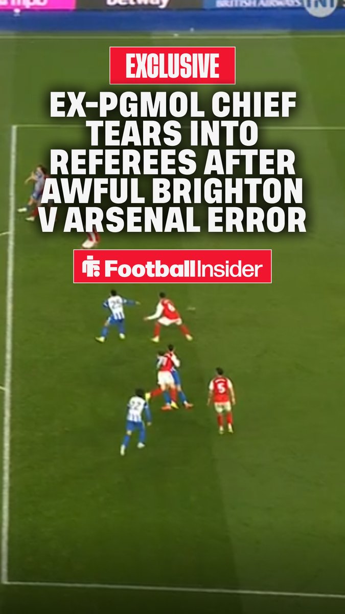🤬 "It has to 𝐒𝐓𝐎𝐏" - KEITH HACKETT tears into Howard Webb and referees after shocking blunder during Brighton v Arsenal. How did they miss this?!