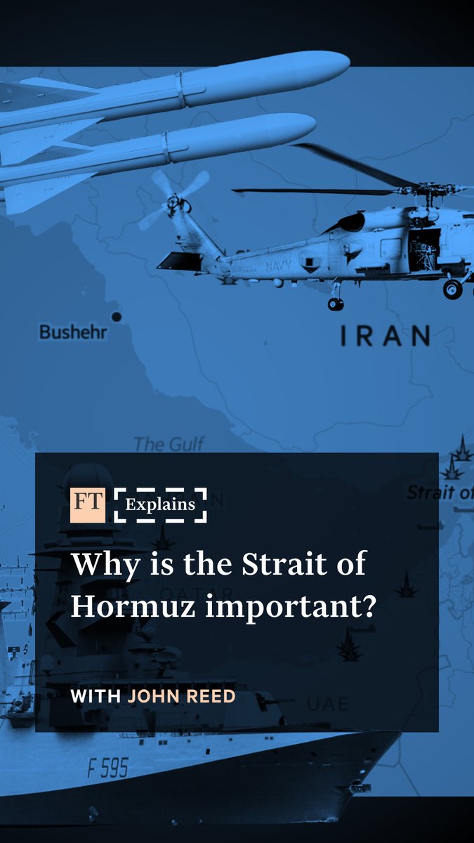 🚨 Tankers are ablaze in the Gulf. Iran is warning ships to avoid the Strait of Hormuz. That's one of the most important global market routes. Here's why: