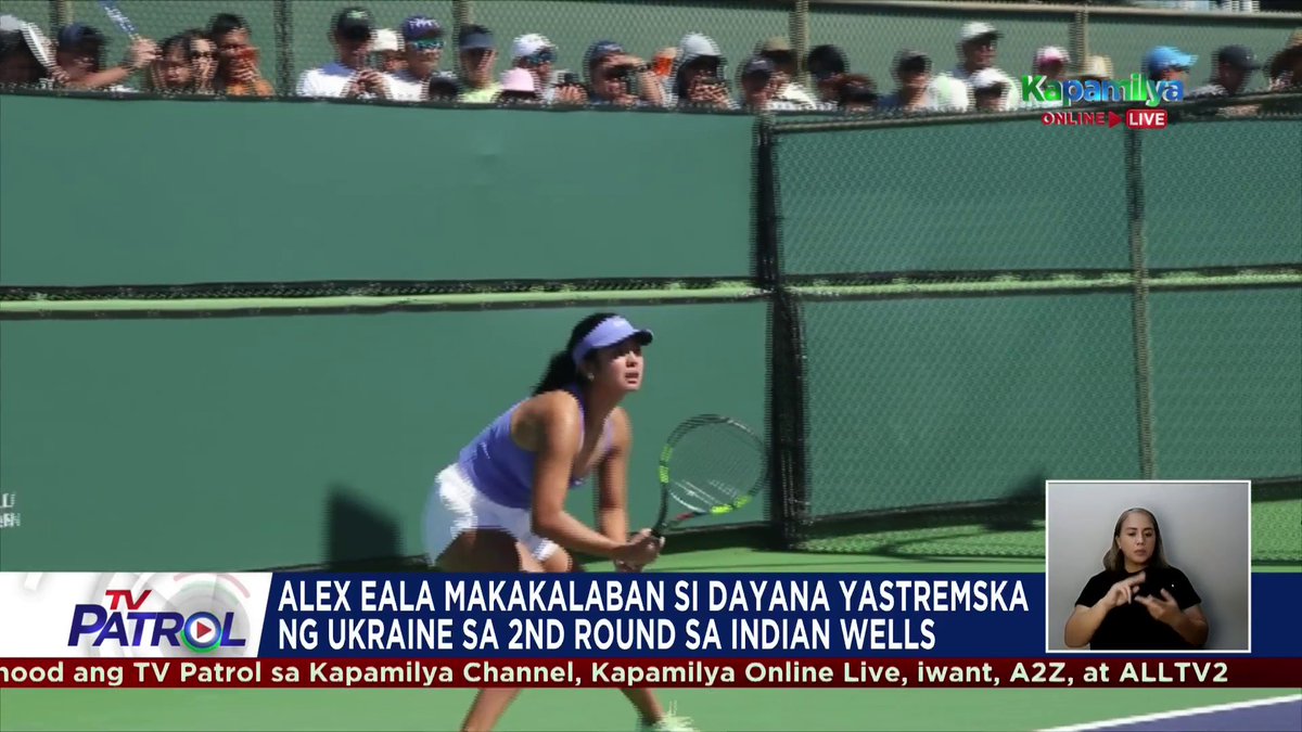Tukoy na ang unang makakalaban ni Alex Eala sa Indian Wells sa California.
