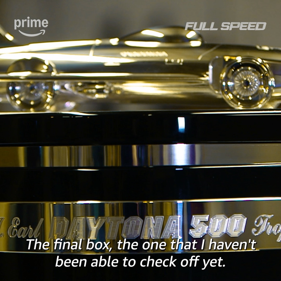 It's one race that can define a legacy. FULL SPEED: The DAYTONA 500 is streaming now on Prime Video.