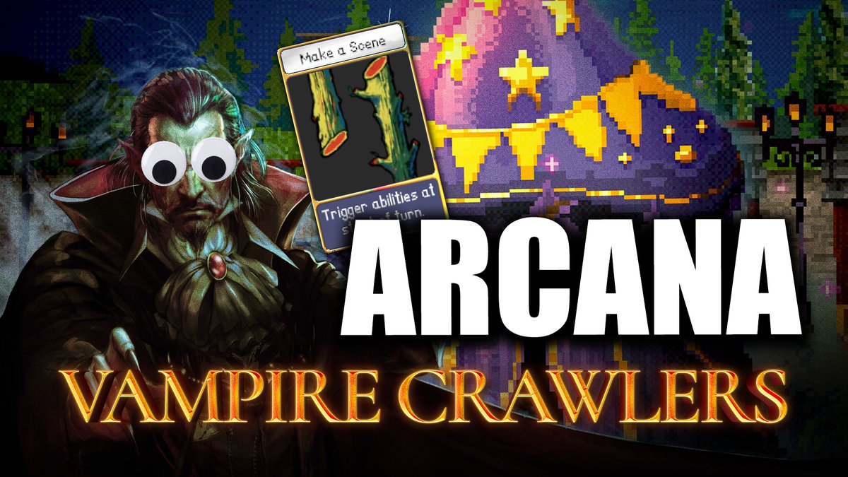 Arcana… yep, it’s time 😈 Arcanas are coming to Vampire Crawlers! but wait 🤔 these ones look vastly different to the ones we know and love, so let’s have a little sneak peek 👇