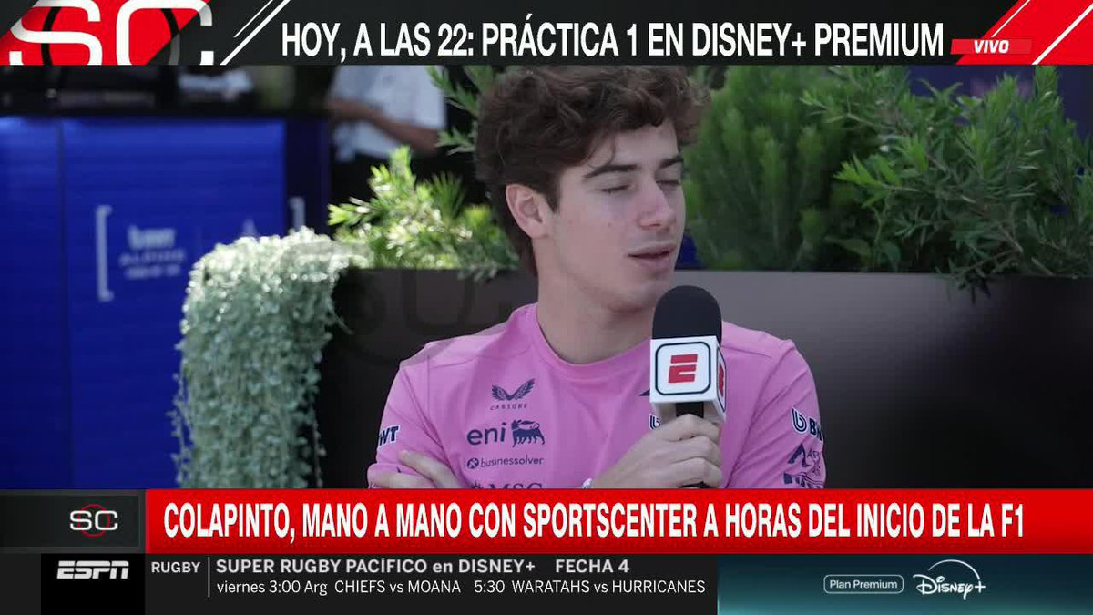 "ME DESCALIFICARON, ACÁ ME DESCALIFICARON DOS VECES", junto a @gp1fossaroli, Franco Colapinto palpitó el inicio de la temporada y recordó sus anteriores carreras en Australia. 📺 #AusGP | Toda la temporada de #F1 por #DisneyPlus Plan Premium