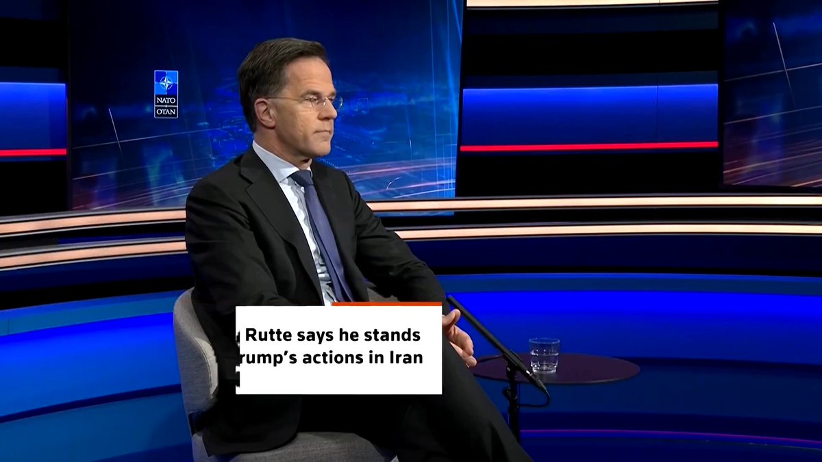 NATO Secretary General Mark Rutte repeated his praise for US President Trump's ‘type of leadership’ as he spoke to Reuters in an exclusive interview in Brussels