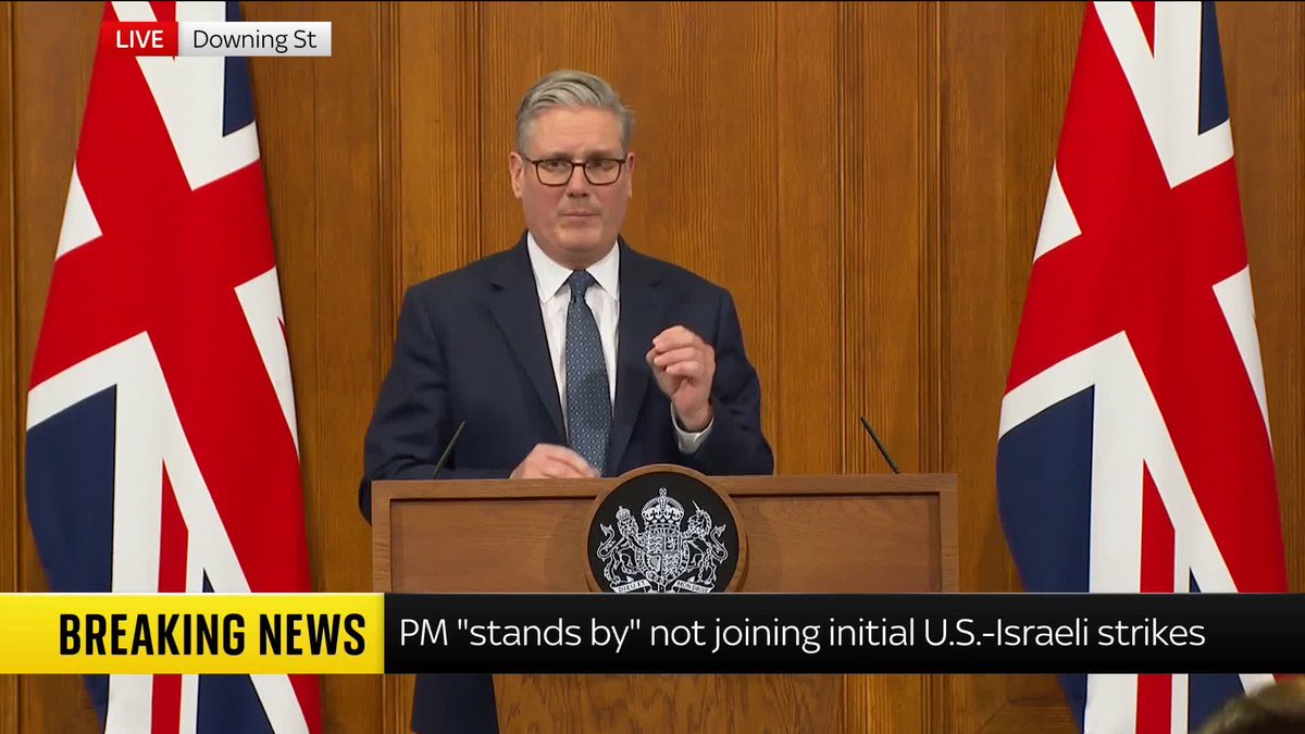 "Our absolute priority is the safety of our citizens." Prime Minister Sir Keir Starmer responds to Beth Rigby's question about protecting British military personnel in Cyprus, and about the longevity of the war in Iran. 📺 Sky 501, Virgin 602