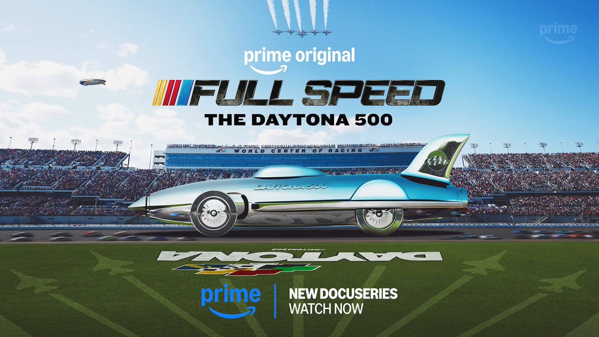 The anticipation of Daytona 👀 Full Speed: The Daytona 500 is streaming on Prime Video.