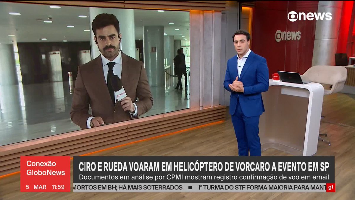 Em mensagens trocadas com a namorada, Daniel Vorcaro celebrou emenda do senador Ciro Nogueira que favorecia o Banco Master. ➡Assista à #GloboNews: #ConexãoGloboNews