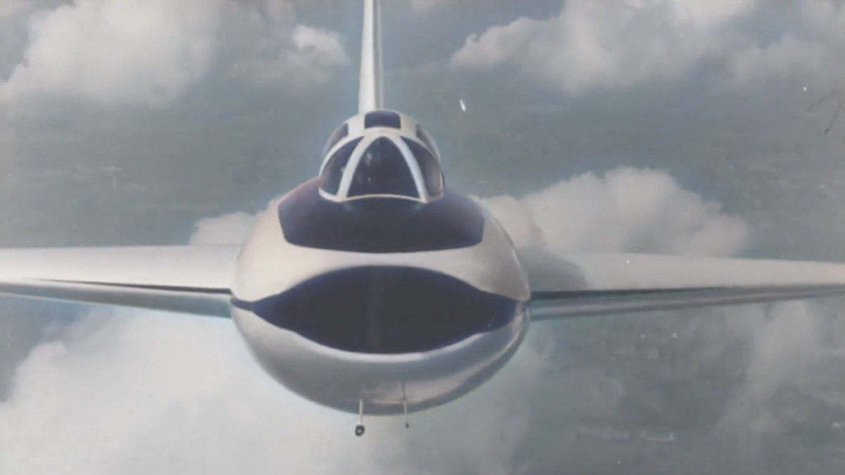 The Boulton Paul P.111, was Britain's tiny experimental delta-wing jet built right after WWII to unlock the secrets of tailless deltas. Powered by a Rolls-Royce Nene turbojet, it first flew on October 10, 1950, with detachable wingtips for quick tests between blunt and pointed shapes — one of the earliest pure research platforms for this config. Legendary test pilot Ben Gunn called it "touchy" and "like flying a razor's edge" due to its razor-sharp handling and extreme sensitivity. After a landing mishap, it was rebuilt into the P.111A ("Yellow Peril" in its bright paint, note:my coloring process didn't pick up on that), pushing near Mach 0.98 before retiring in 1958. 👀