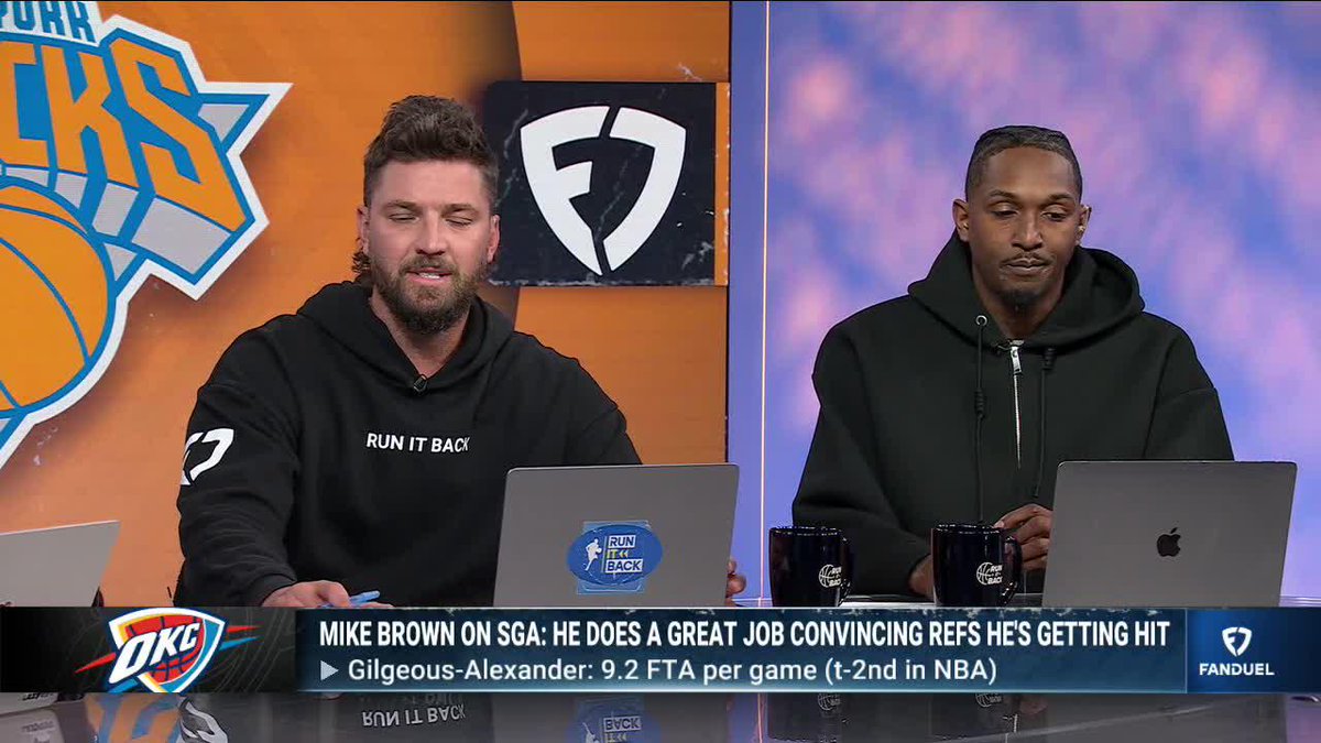 "Tread lightly...your point guard (Jalen Brunson) does the same thing, if not even better at it than SGA!" 🗣️ Chandler Parsons has a message for Knicks HC Mike Brown about getting foul calls 👀 Michelle Beadle | Chandler Parsons | Lou Williams
