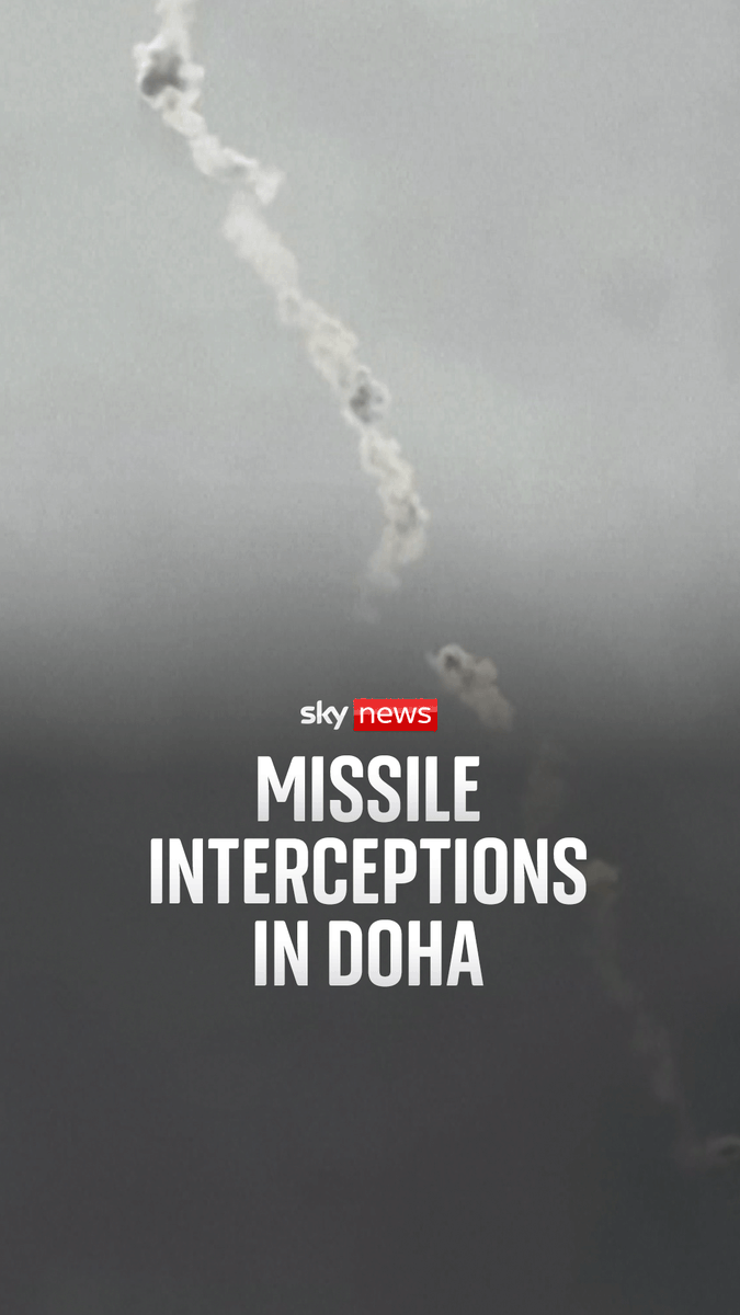 Explosions have been heard in Doha as Iran launched a new wave of attacks on US and Israeli bases. Read more on the Sky News website: