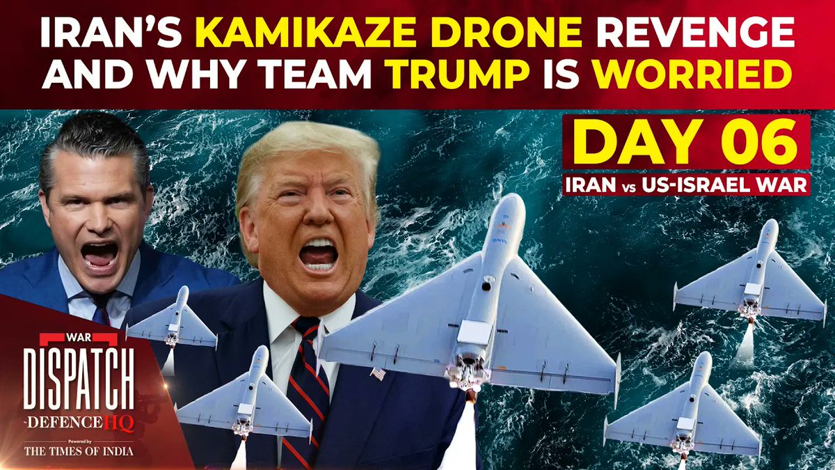 Iran-US War Day 06 | #Iran’s drone revenge: U.S. Air defences unable to stop the swarm? #Iran #UnitedStates #Drone Aditi Prasad