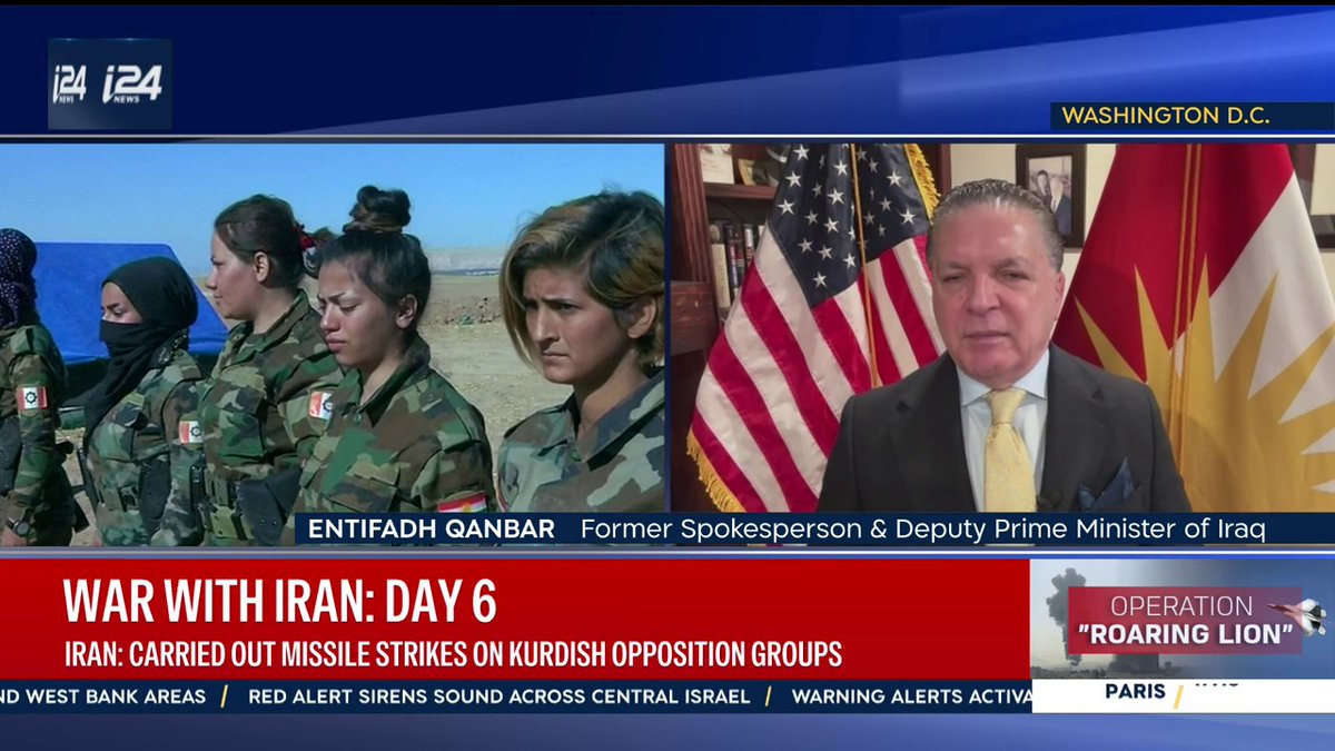 'Solid and clear assurances to protect the Kurds has been given, and I even heard that President Masoud Barzani asked for these assurances to be in writing' Entifadh Qanbar 🇮🇶🇺🇸 انتفاض قنبر speaks with Natasha Raquel Kirtchuk 👇For more news and updates, visit our official website👇