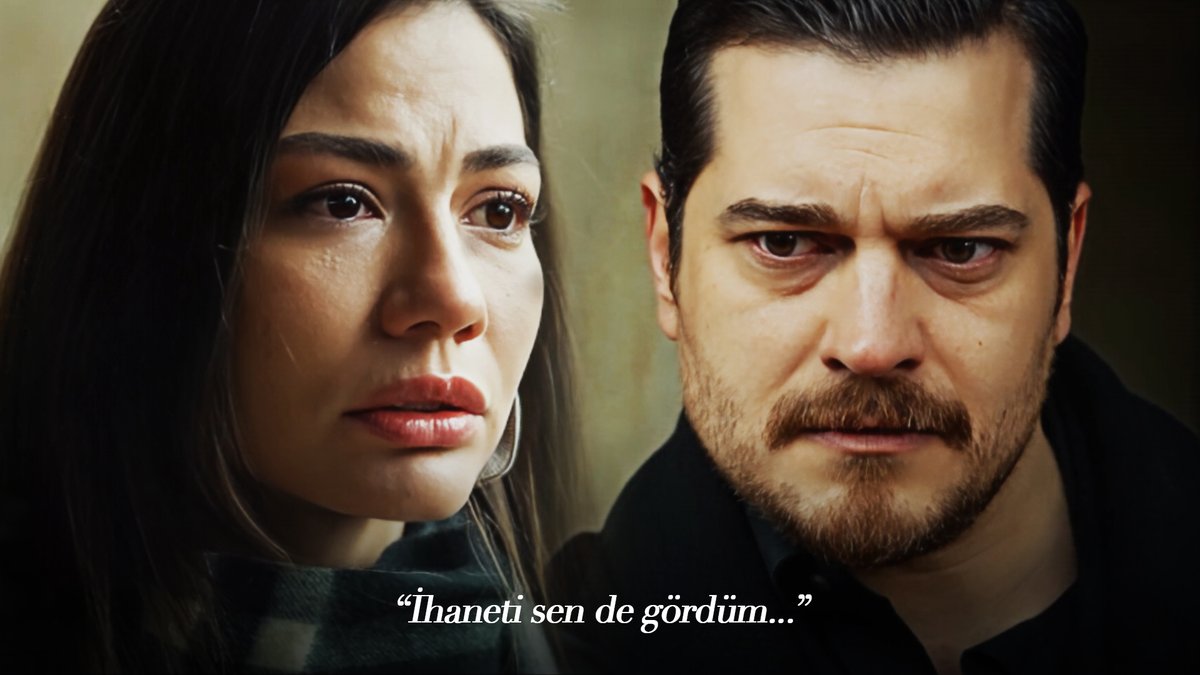 "ihaneti sen de gördüm, aşkı gördüm..."