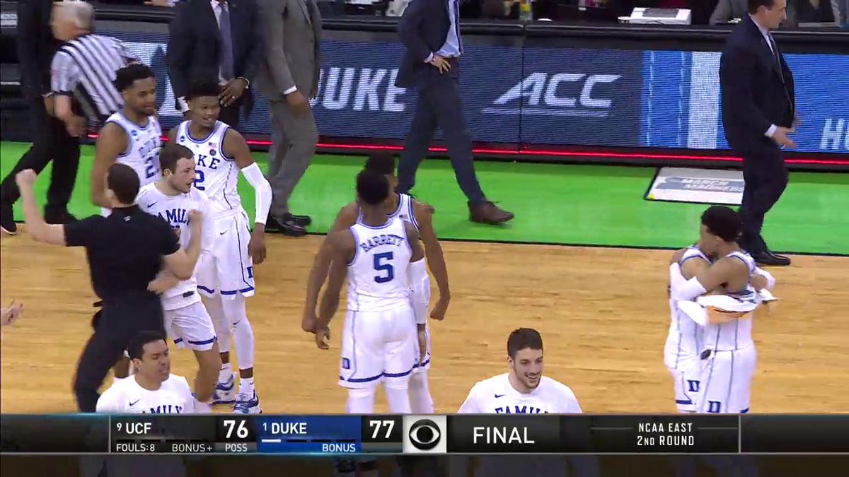 Folks just forget that 2019 duke lucked into beating ucf and Virginia tech in back to back games