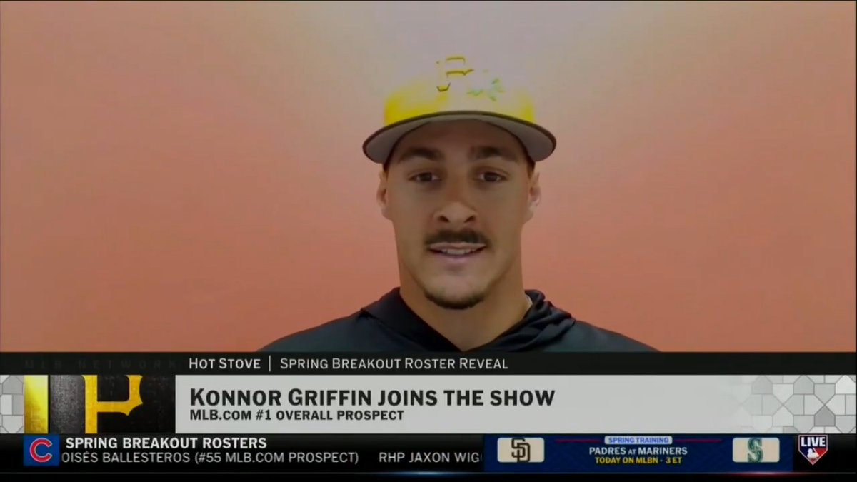 .Pittsburgh Pirates phenom Konnor Griffin will play in Spring Breakout! Baseball's top prospect joins the show to talk about the event, his development and more. Young Bucs | MLB Pipeline