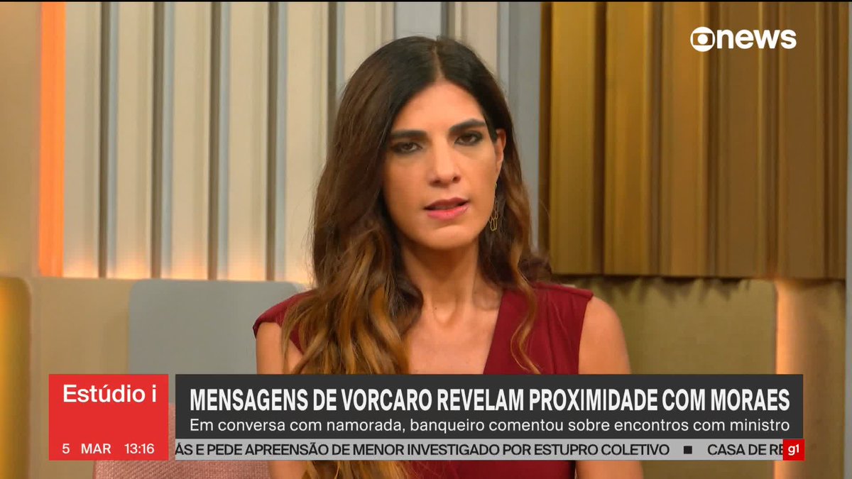Sadi afirmou que as mensagens encontradas no celular de Daniel Vorcaro indicam uma rede de contatos suprapartidária e com trânsito entre os Três Poderes. ➡ Assista à GloboNews ao vivo: #Estúdioi