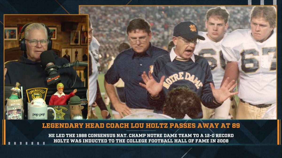 "You start to look at Notre Dame Football – they've had a lot of great coaches there, nobody as charismatic as Lou Holtz." – DP remembers Lou Holtz, following his passing at the age of 89.