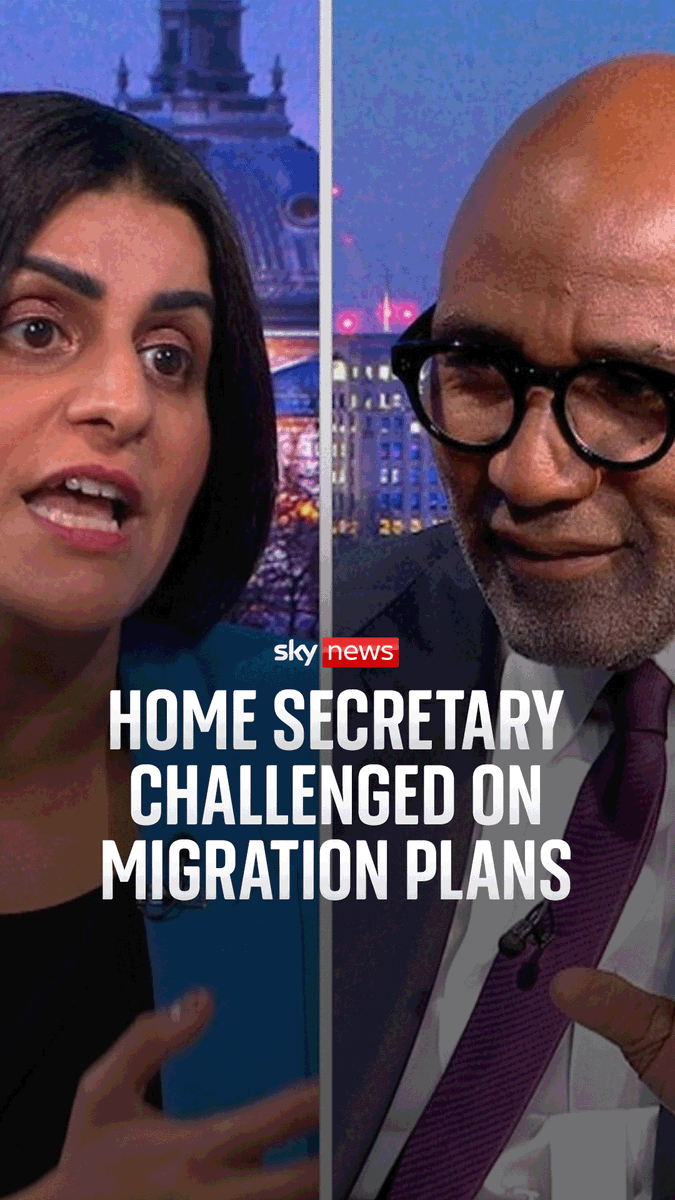 Shabana Mahmood has told Trevor Phillips: "If you're going to have rules, you better enforce them" when asked about children being forcibly deported under changes being introduced to the asylum system. 🕖Watch the full interview on #PoliticsHub at 7pm.