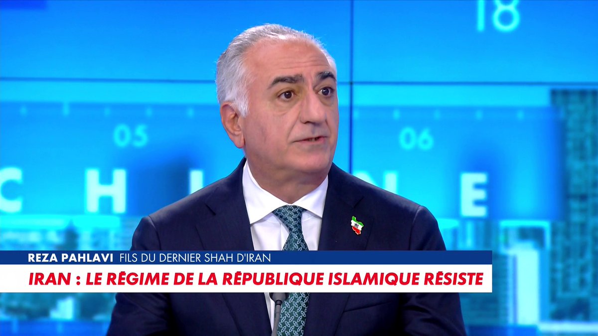 Reza Pahlavi, fils du dernier Shah d’Iran : «La chute du régime est très proche», dans #Punchline Toute l'info est à retrouver sur