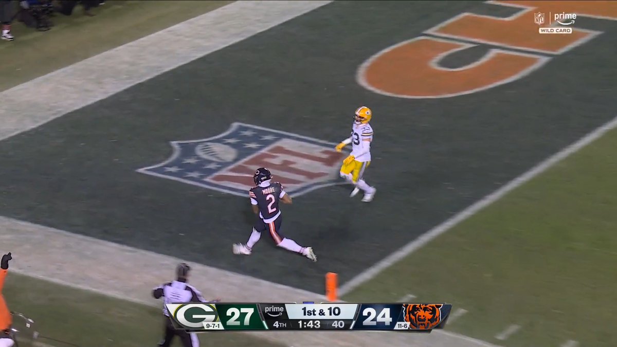 DJ Moore put up clutch TD after clutch TD down the stretch for the Bears. Now he's headed to the Buffalo Bills 🦬