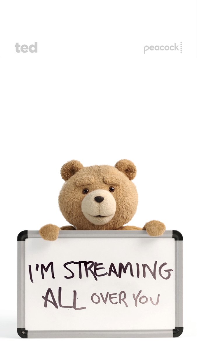 Prepare accordingly 😳 A new season of #ted is streaming on Peacock.