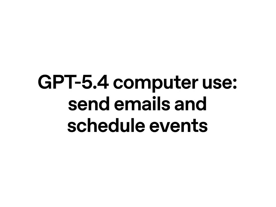 GPT-5.4 can write Playwright code, read screenshots, and issue keyboard/mouse actions to operate computers. You can steer its behavior and set custom confirmation policies for different risk tolerances. On OSWorld-Verified, it achieves a state-of-the-art 75.0% success rate.