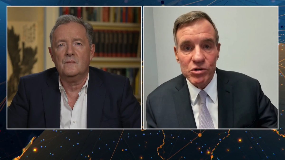 "There was no imminent threat to the United States." Senator Mark Warner discusses Trump's attack on Iran. Watch more👇 📺 Piers Morgan | Mark Warner