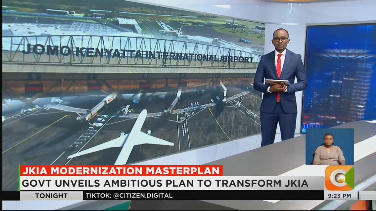 JKIA Modernization Masterplan Govt unveils ambitious plan to transform JKIA Project includes construction of new runways and terminals New terminal will incorporate modern airport technologies Funding expected to rely heavily on public-private partnerships #CitizenTonight